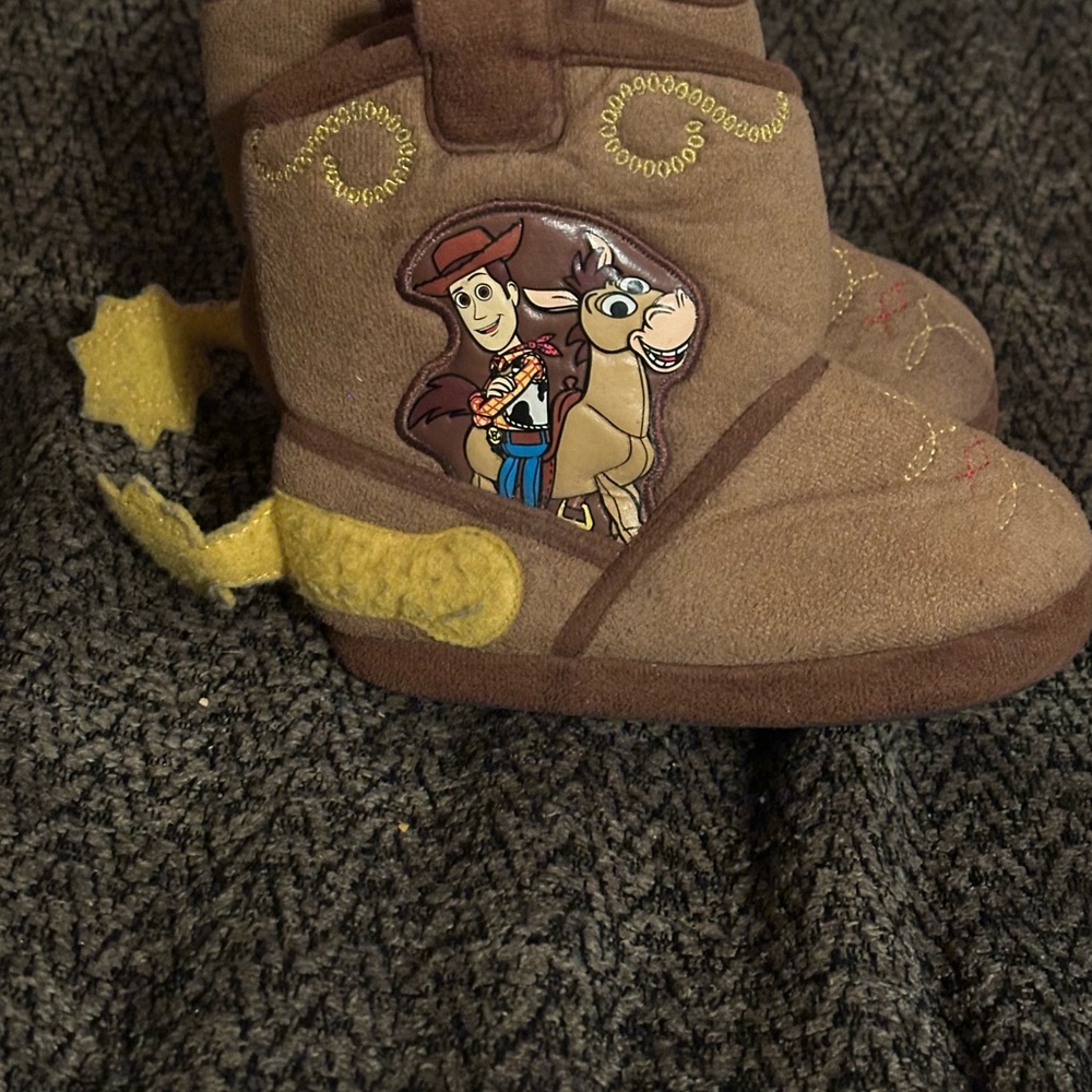 Toy Story woody and bullseye slippers